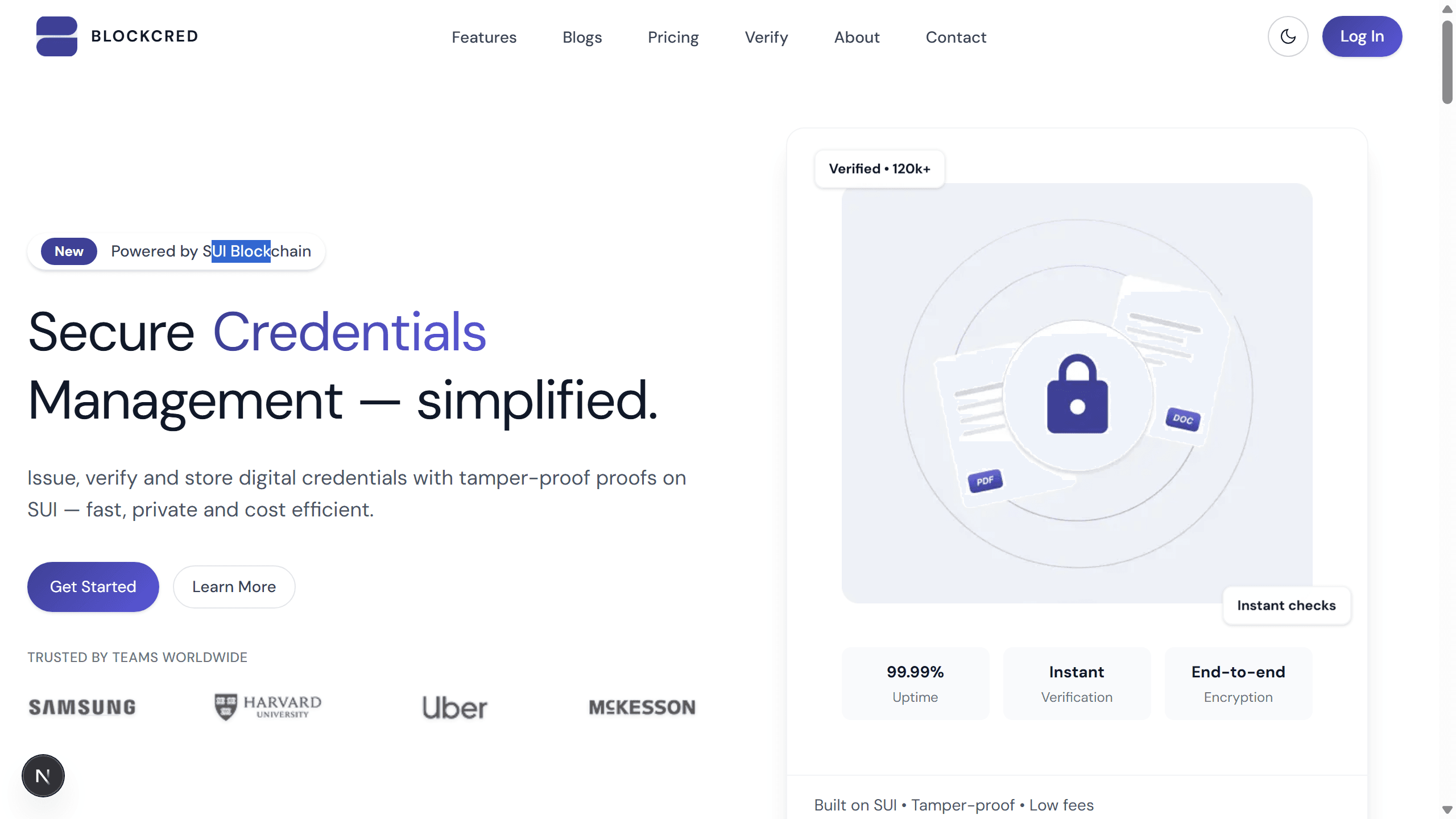 Blockcred preview